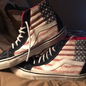 Vans patriotic high tops